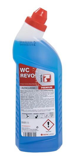 WC REVO čistič na WC 750ml modré
